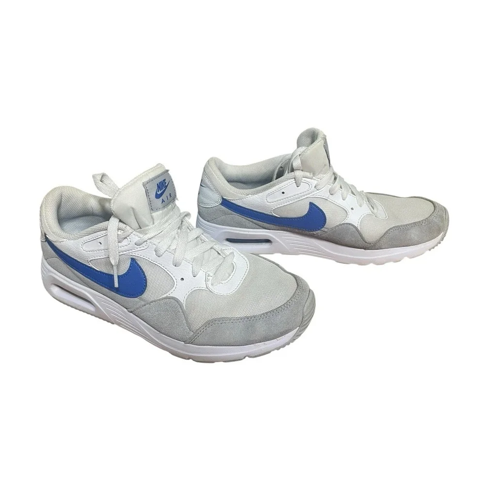 Nike Mens‎ Air Max SC CW4555-101 White Gray Casual Shoes Sneakers Size 10